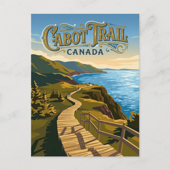 Skyline Trail Kanada Postkarte (Vorderseite)