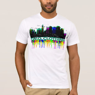 Skyline-Tropfen T-Shirt