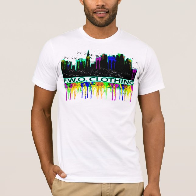 Skyline-Tropfen T-Shirt (Vorderseite)