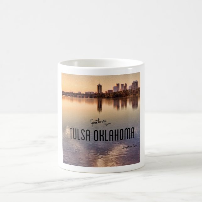Skyline Tulsas Oklahoma Tasse (Mittel)