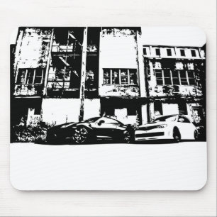 Skyline u. WTI-Mausunterlage Mousepad