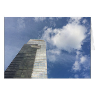 Skyline und Wolken, Karte
