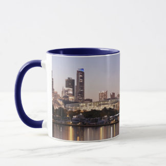 Skyline USA, Illinois, Chicago an der Dämmerung Tasse