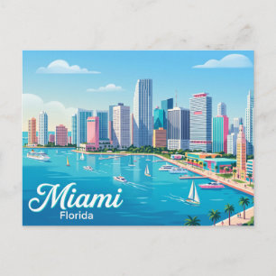 Skyline USA Postkarte