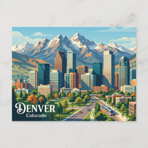 Skyline USA Postkarte