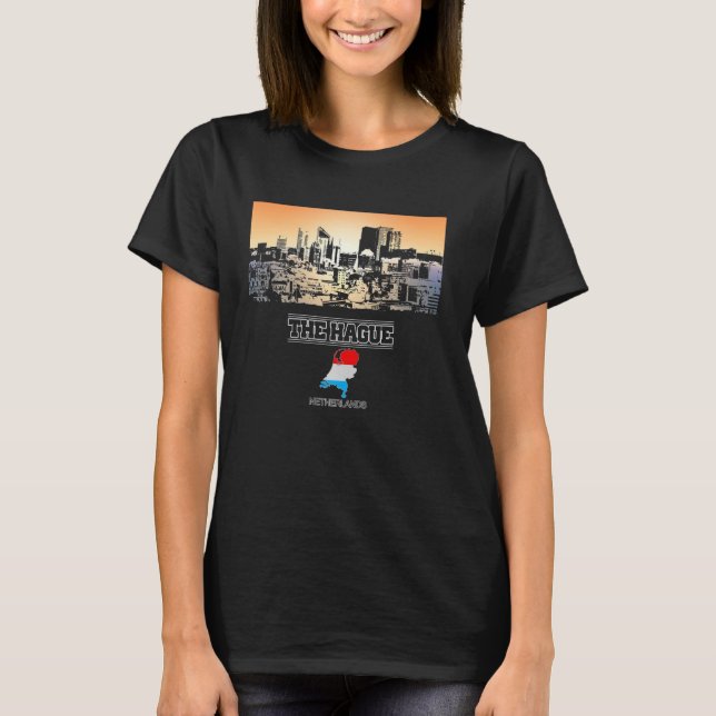 Skyline Vacation Souvenir ci T-Shirt (Vorderseite)