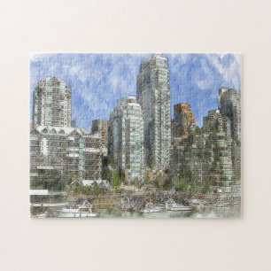 Skyline Vancouver. Puzzle