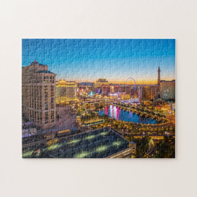 Skyline Vegas Vac Best View Las Vegas Skyline Puzzle (Horizontal)