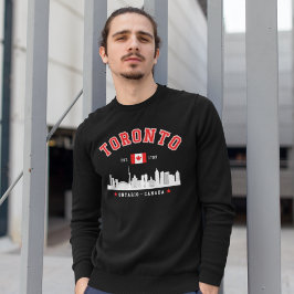 Skyline View of Toronto, Canada Sweatshirt