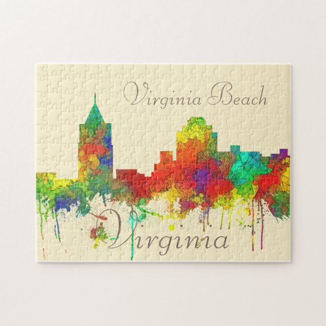 Skyline Virginia Beach Viginia SG Puzzle (Horizontal)