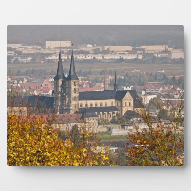 Skyline von Bamberg, Deutschland Fotoplatte (Vorderseite)
