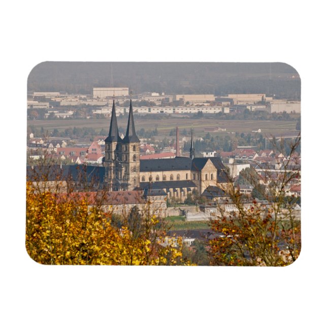 Skyline von Bamberg, Deutschland Magnet (Horizontal)