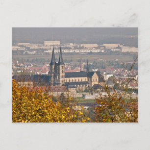 Skyline von Bamberg, Deutschland Postkarte