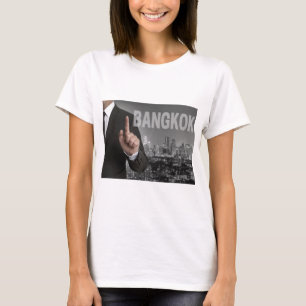 Skyline von Bangkok in der Nacht T-Shirt