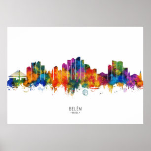 Skyline von Belém Brasilien Poster