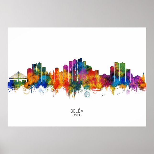 Skyline von Belém Brasilien Poster (Vorne)