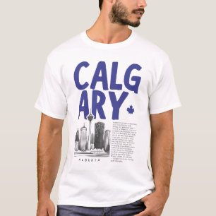 Skyline von Calgary Alberta Kanada  T-Shirt