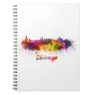 Skyline von Chicago Notizblock