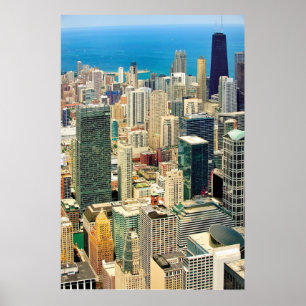 Skyline von Chicago Poster