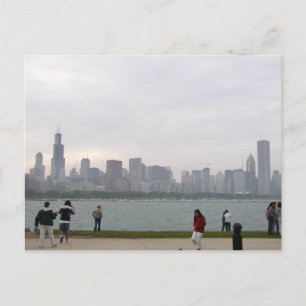 Skyline von Chicago Postkarte