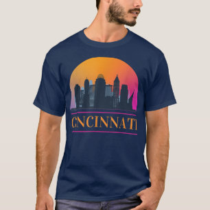 Skyline von Cincinnati Ohio T-Shirt