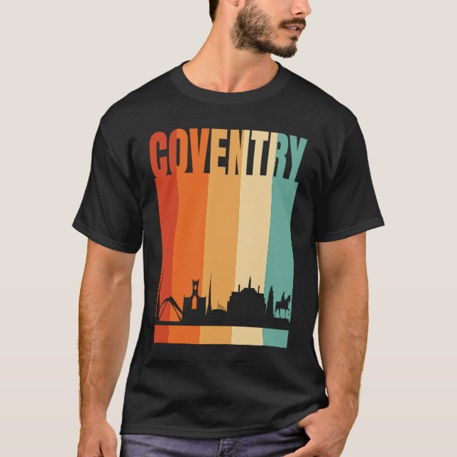 Skyline von Coventry T-Shirt (Vorderseite)