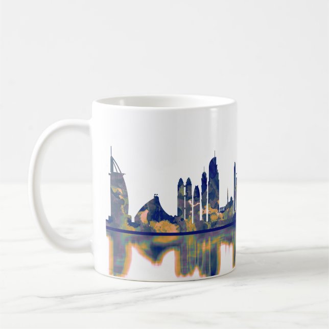 Skyline von Dubai Kaffeetasse (Links)