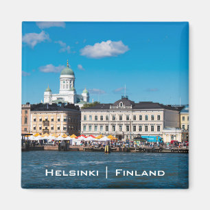 Skyline von Helsinki Magnet