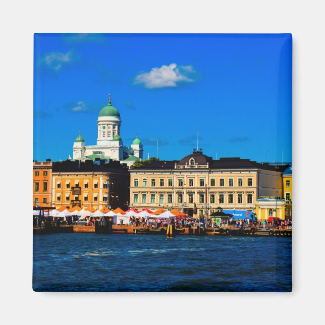 Skyline von Helsinki Magnet (Vorne)