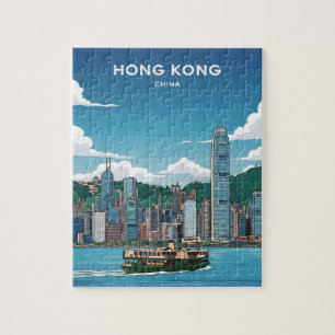 Skyline von Hongkong Puzzle