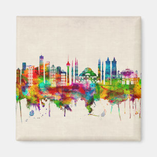 Skyline von Istanbul Magnet