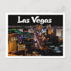 Skyline von Las Vegas, Nevada Casino Postkarte