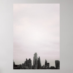 Skyline von London City Poster