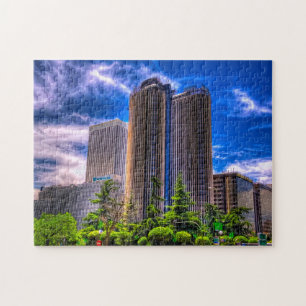 Skyline von Madrid. Puzzle