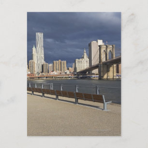 Skyline von Manhattan, New York City Postkarte