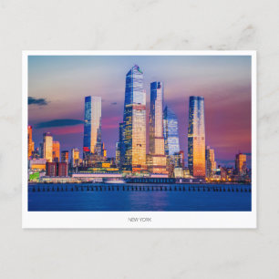 Skyline von Manhattan, New York Holiday Postcard Feiertagspostkarte