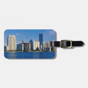 Skyline von Miami, Florida Gepäckanhänger