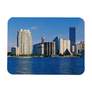 Skyline von Miami, Florida Magnet