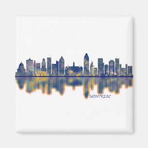 Skyline von Montreal Magnet