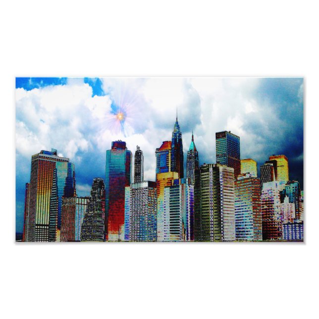Skyline von New York City Fotodruck (Vorne)