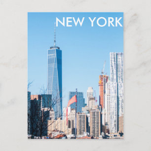 Skyline von New York City Postkarte