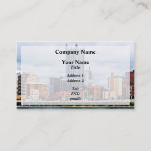 Skyline von Pittsburgh PA Visitenkarte