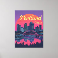Skyline von Portland Oregon