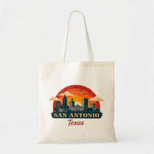 Skyline von San Antonio Texas Tragetasche