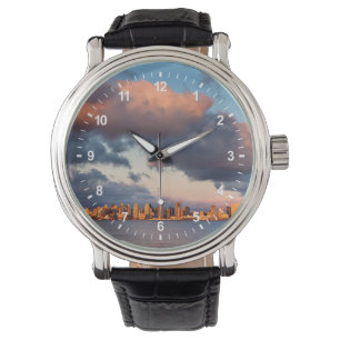 Skyline von San Diego Bay City Armbanduhr