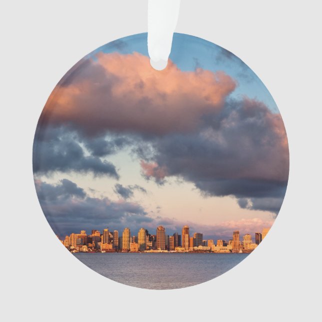 Skyline von San Diego Bay Ornament (Vorderseite)