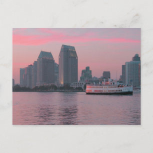 Skyline von San Diego Postkarte