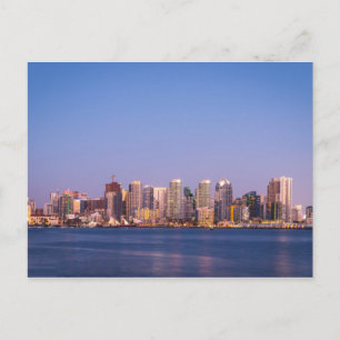 Skyline von San Diego Postkarte