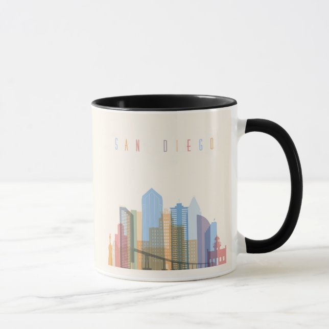 Skyline von San Diego Tasse (Rechts)