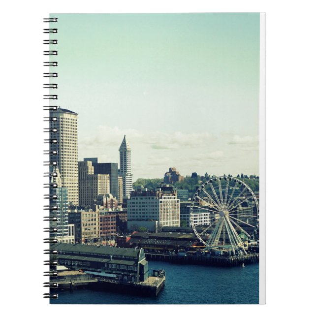 Skyline von Seattle Notizblock (Vorderseite)